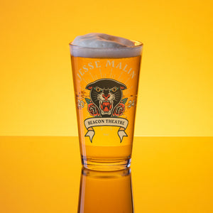 Beacon Theatre Panther Shaker pint glass