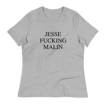 Load image into Gallery viewer, JESSE FUCKING MALIN Women&#39;s Relaxed T-Shirt in Gray
