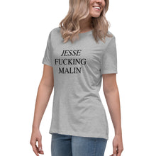 Load image into Gallery viewer, JESSE FUCKING MALIN Women&#39;s Relaxed T-Shirt in Gray
